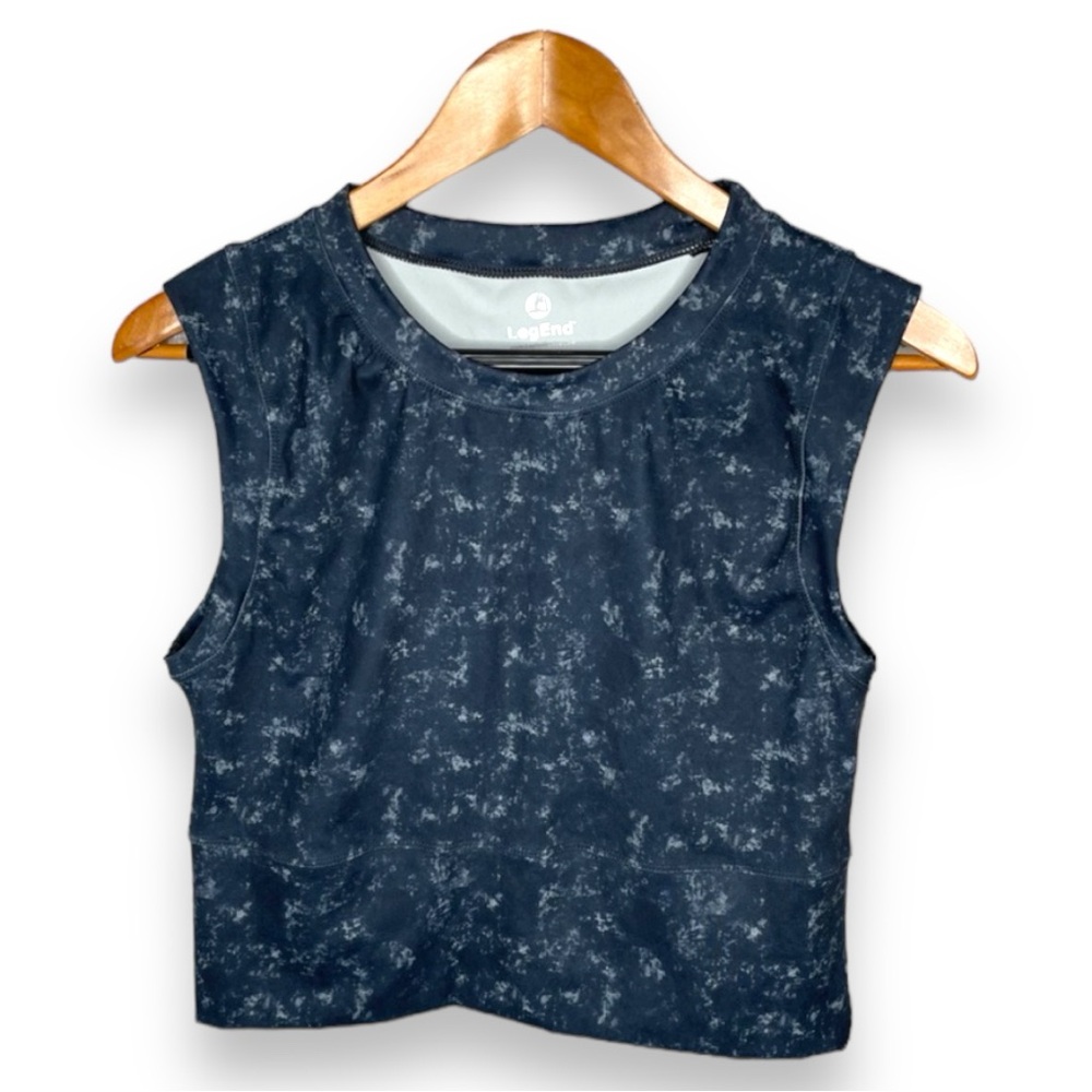 LegEnd Active Marble Cropped Tank Top